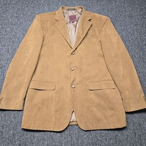 VTG MacMor SUEDE Blazer Mens L Sport Coat Suit Jacket Brown Vintage Canada